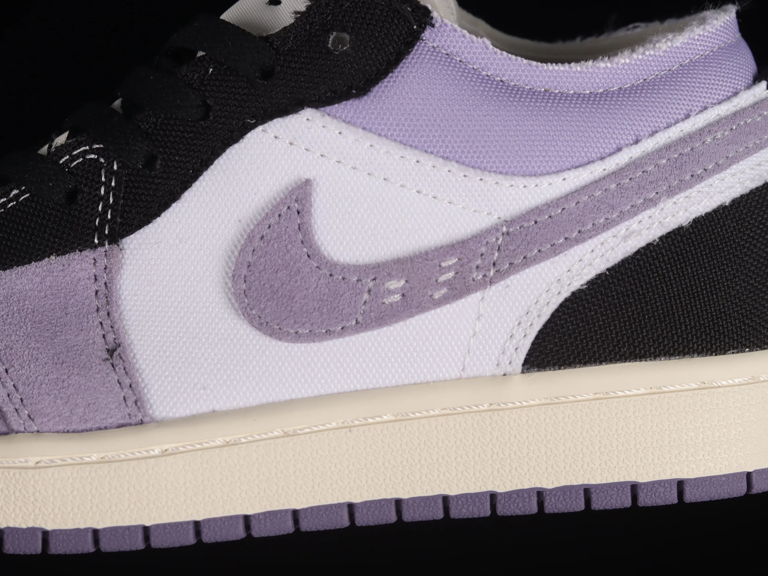 All Categories Air Jordan Jordan Series Basketball Shoes Air Jordan 1 Low Z Edition Air Jordan 1 Low AJ1 Joe 1 Mi White Purple Retro Culture Leisure Sports Shoes DZ4135-002